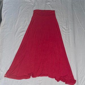 Hot pink Joyce, Leslie, maxi skirt, size medium
